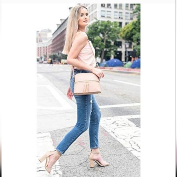 Beige Tassel Crossbody Bag - Picture 3 of 12